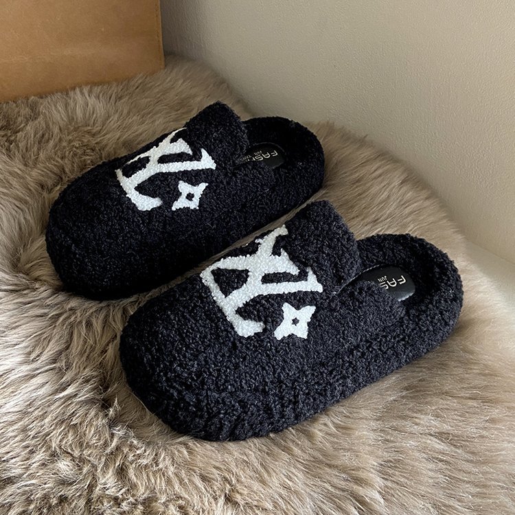 Designer shoes free shipping warm winter outdoor indoor casual slippers vintage thick bottomed lamb wool cotton shoes