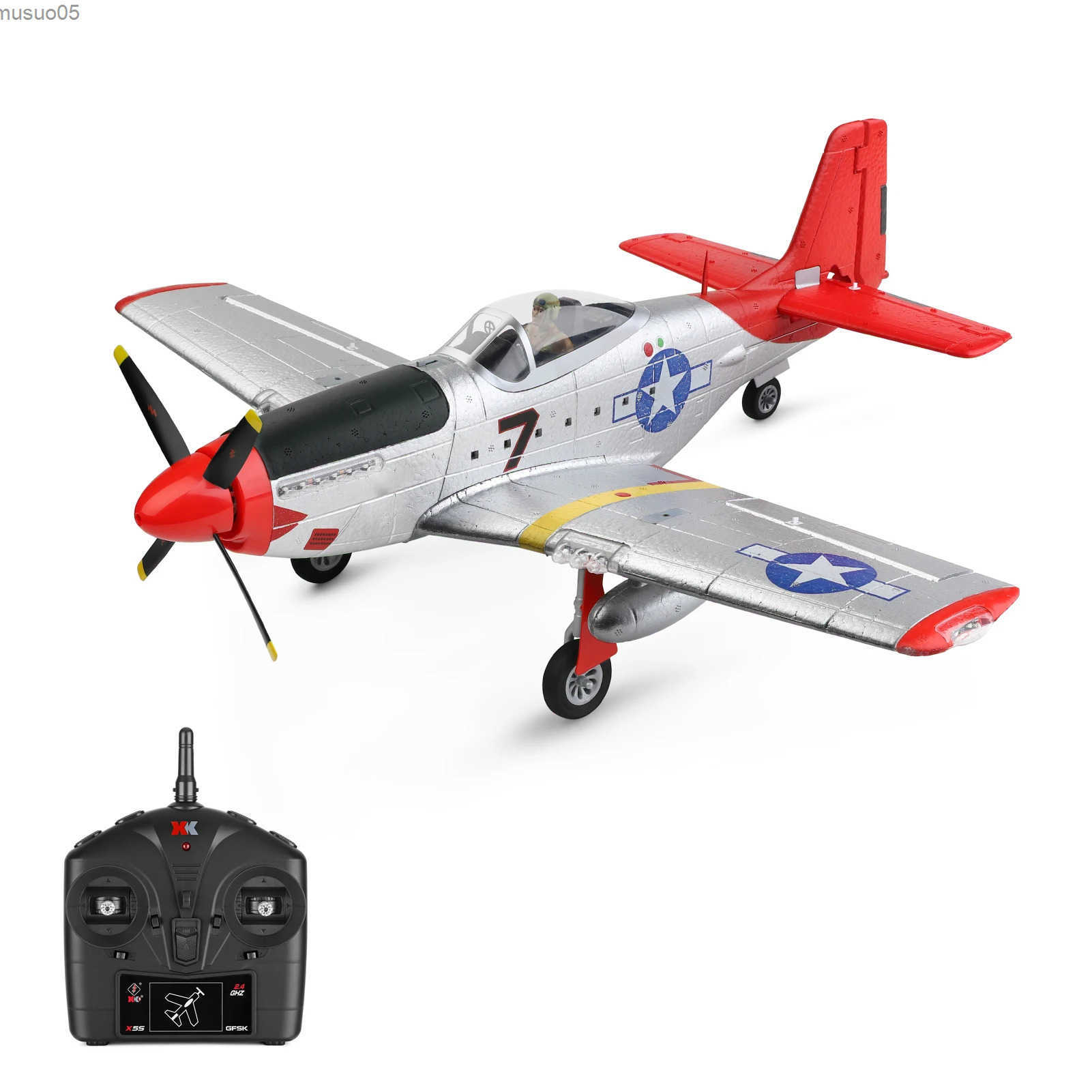 RC Airplane 2.4GHz 6CH EPP RC Plane 4 Motor RC Aircraft Toys for Adult Kids with Function Gravity Sensing Stunt Roll Cool Light L250815
