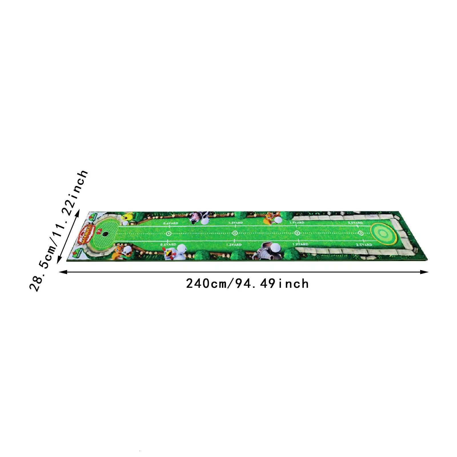 Golf Putting Mat Practical Golf Practice Mat for Park Office Indoor Outdoor 250814