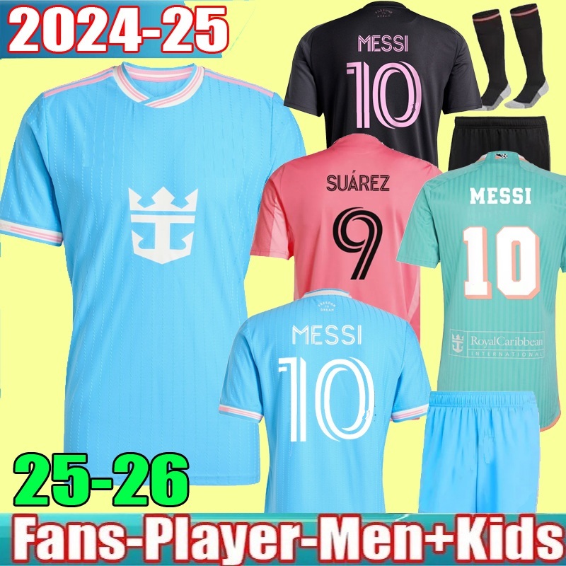 3XL 4XL 2025 2026 Inters Soccer Jerseys CF MESSIS SUAREZ 24 25 26 men kids Kit Miamis Football shirts Player Fans version uniform SERGIO