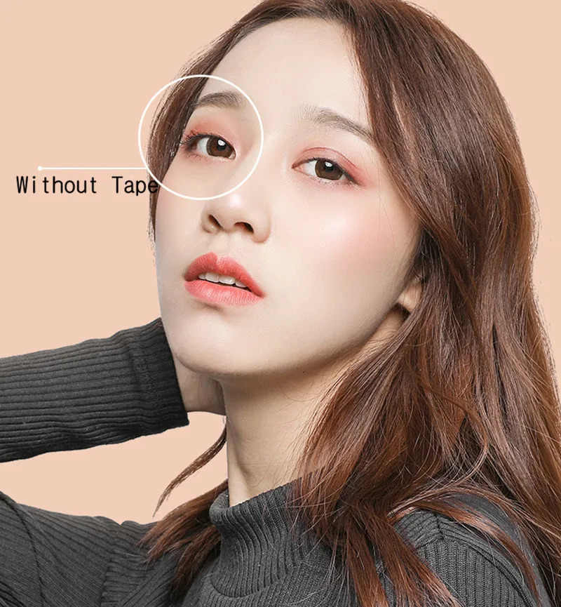 MOTONOZEN Double Eyelid Tape Sticker Invisible Fold Eyelid Paste Clear Beige Stripe Self-adhesive Natural Eye Makeup Tool 250811