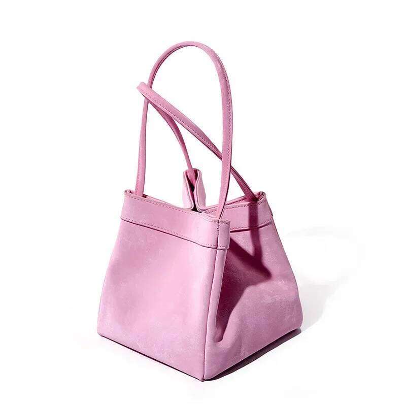 Designer bag 52 Hot Sales Fashion Silk Women With Top Handles Bucket Bag Custom Name Multiple Suede Leather Female Party Handbag