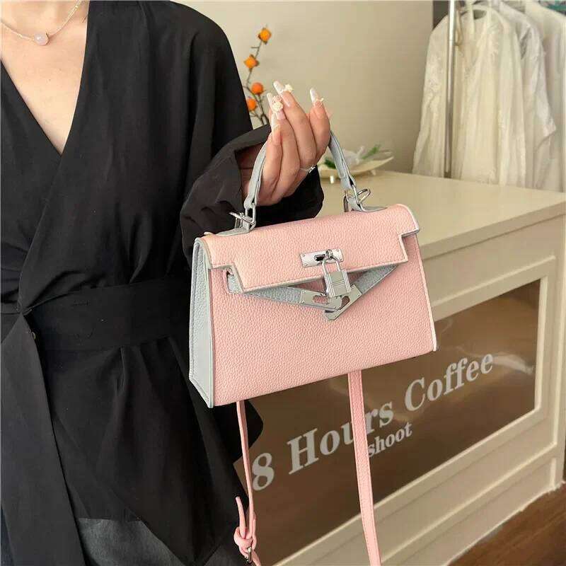 Women's Brand Handbag Made Of Fine Leather, Famous Designer Crossbody Shoulder Messenger Bag, Elegant Tote For Ladies