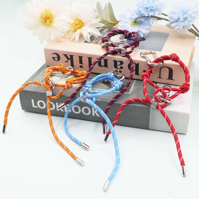 Korean INS Style Colorful Nylon Rope Miu Series Bag Pendant Couple Bracelet Keychain Car Ornament