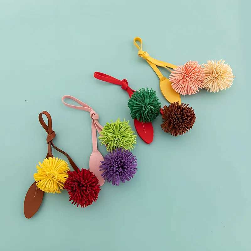Bag Charm wer Ball Pendant Luxury Fashion High-grade Tassels Leather wer Car Pendant Decoration Bag Accessories Y250815