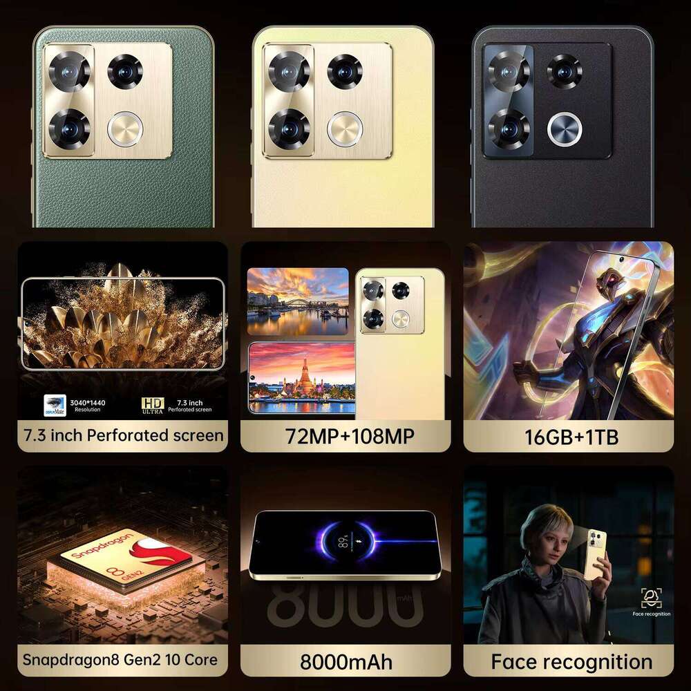 Infinix Note 40 Pro 5G Smartphone 7.3inch HD True Punch Hole Screen Octa-Core Processor 108MP Rear Camera Multiple SIM Support LTE English