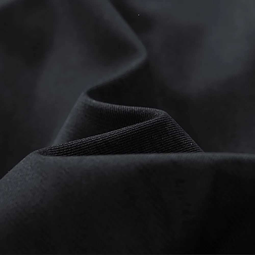 2025 New style sports workwear shorts mens summer thin quick-drying pants mens solid color breathable sports capri pants Y250814