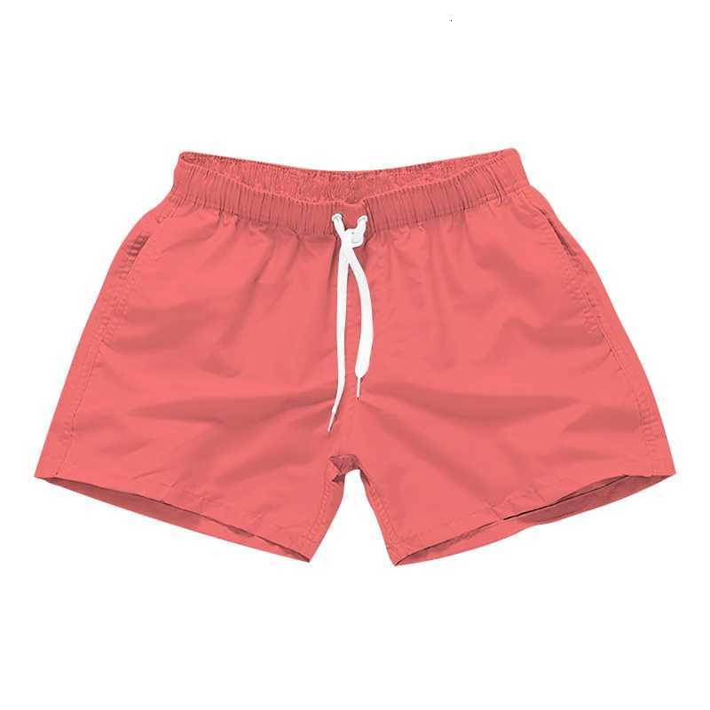 Board Shorts Mens Swim Shorts Swim Trunks Drawstring Elastic Waist Design Quick Dry Sports Short Daily Beach Streetwear Casual Y250814