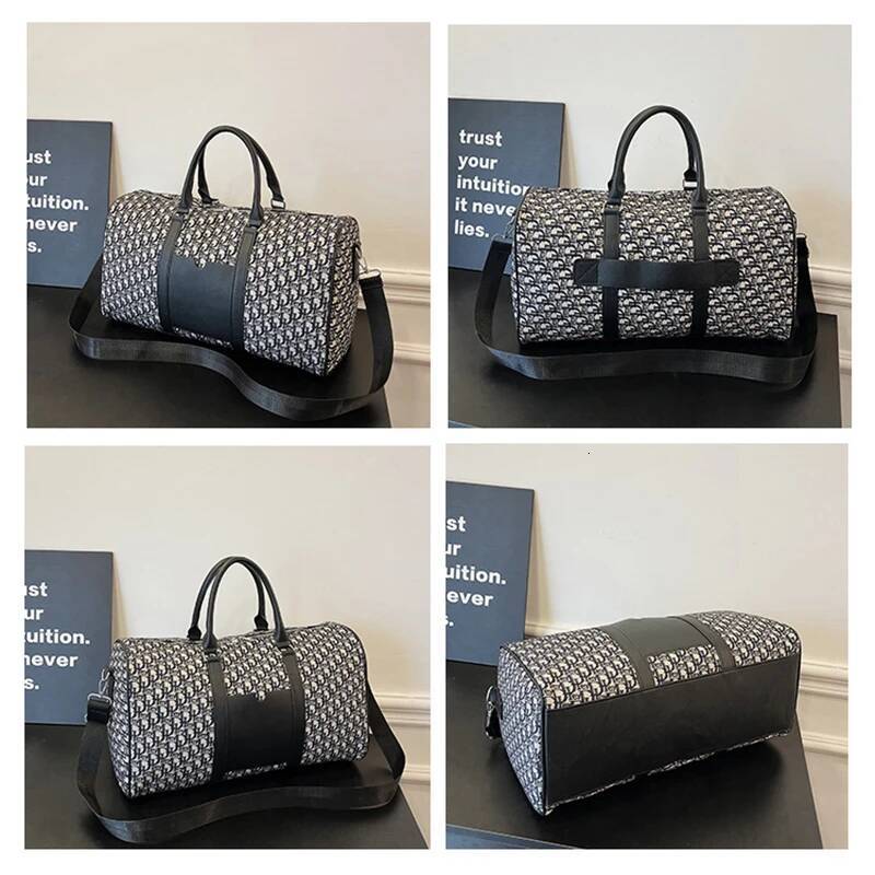 Women's Travel Totes Gym Duffle Sports Fiess Business Casual Lage Canvas Letter Handbag Outdoor Shoulder Weekend Bag