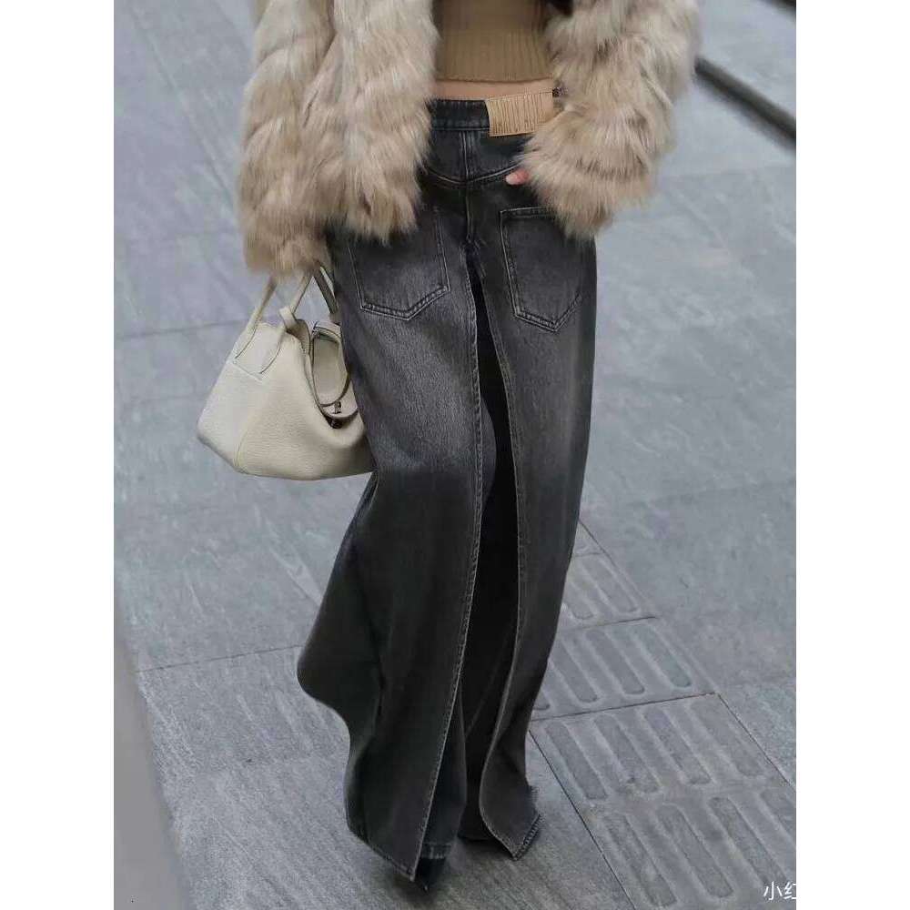 Trashy Y2K Style New Rock Hip Hop Baggy Wide Leg Jeans Pants Women 90S Clothes Vintage Straight Lady Denim Trousers Ropa Mujer