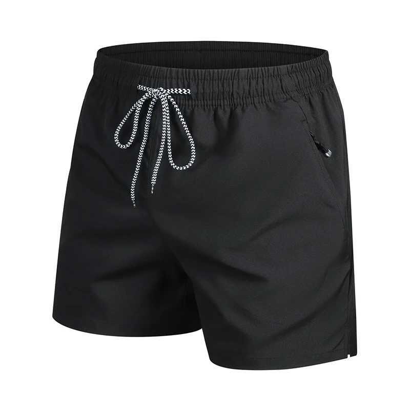 2025 New Summer Mens Beach Shorts Beach New Models Solid Color Fashion Leisure Comfortable Elastic Waist Double Pockets Cool Y250814