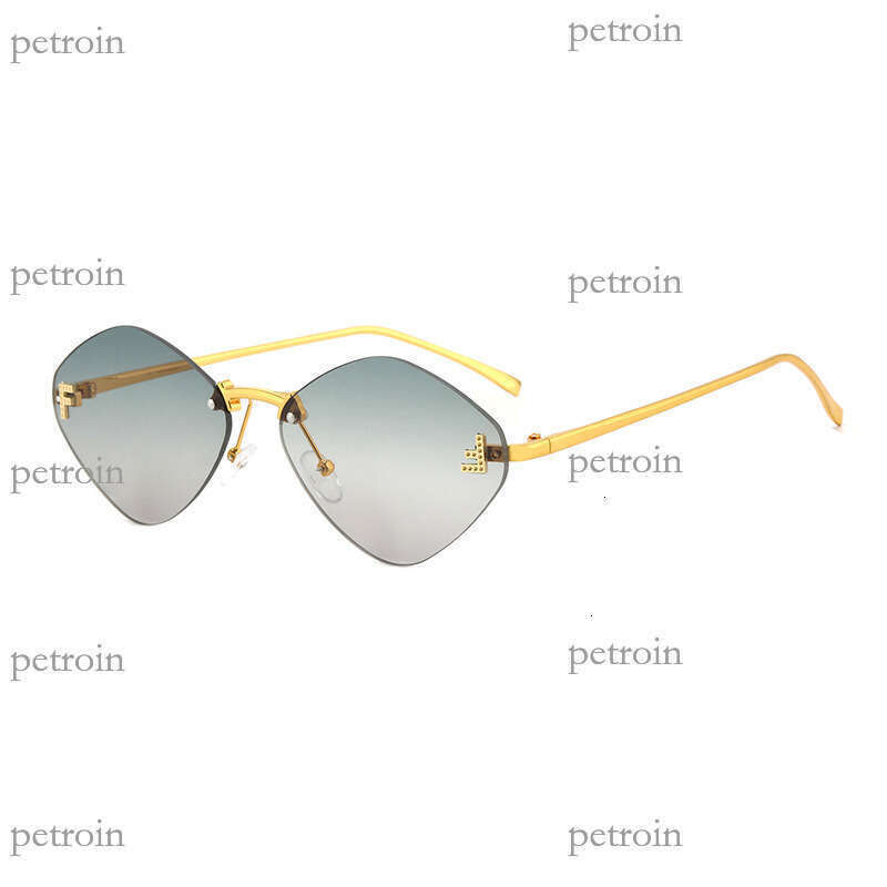 24 New Style Personality Small Frame Glasses Diamond-Shaped Fashion Unisex Photography Sunglasses Street Trend