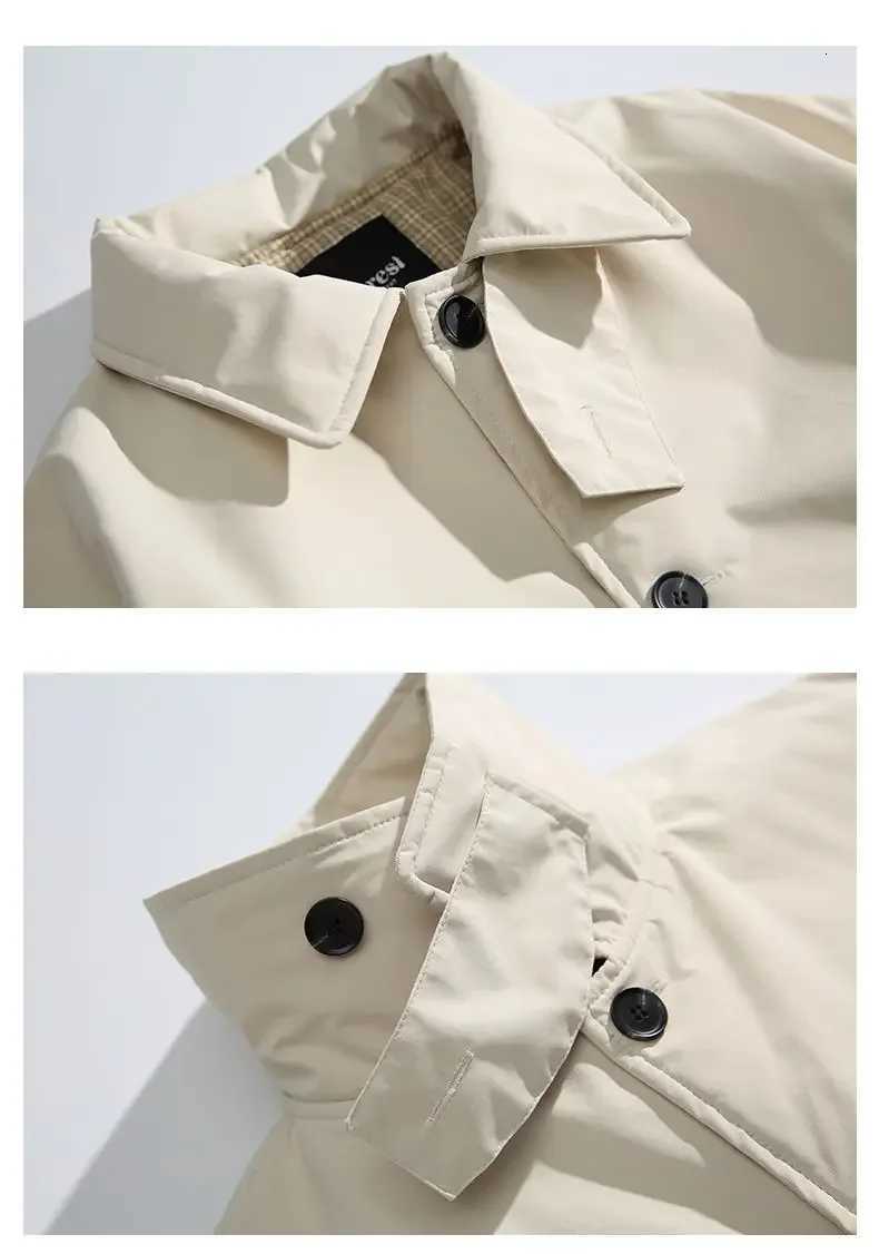 Men Coat Japanese Korean Streetwear Fashion Loose Casual Vintage Long Trench Jacket Men Trenchcoat Outerwear W250815