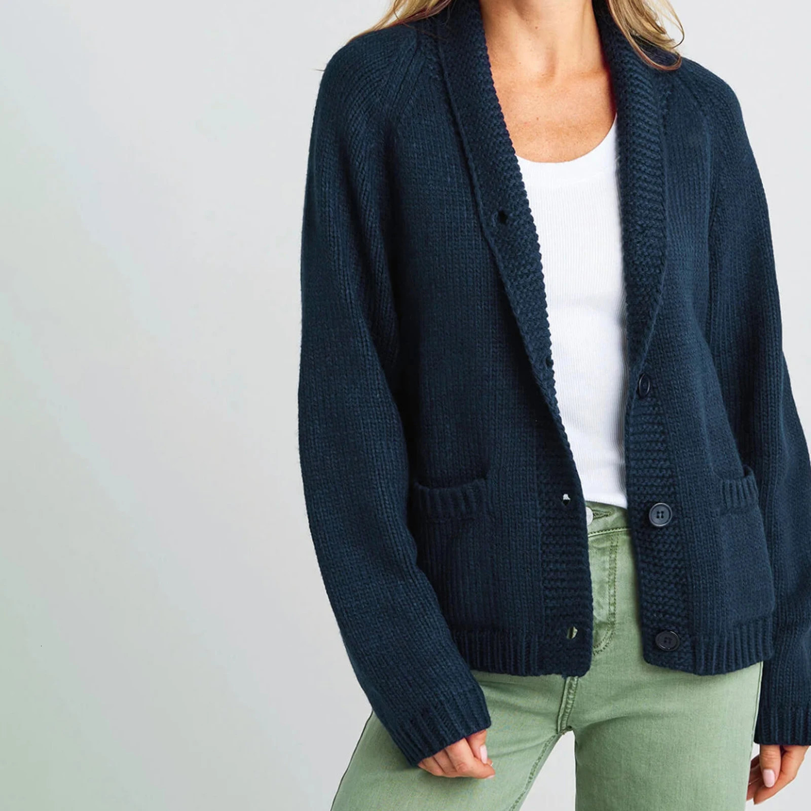 Fashion Women American Flag Cardigan Sweaters Y2k Long Sleeve Open Front Button Down Cardigans USA Flag Knitwear 250808