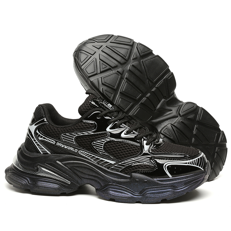 New dad shoes 2025 spring tire bottom thick sole height increase casual old sports height increase original