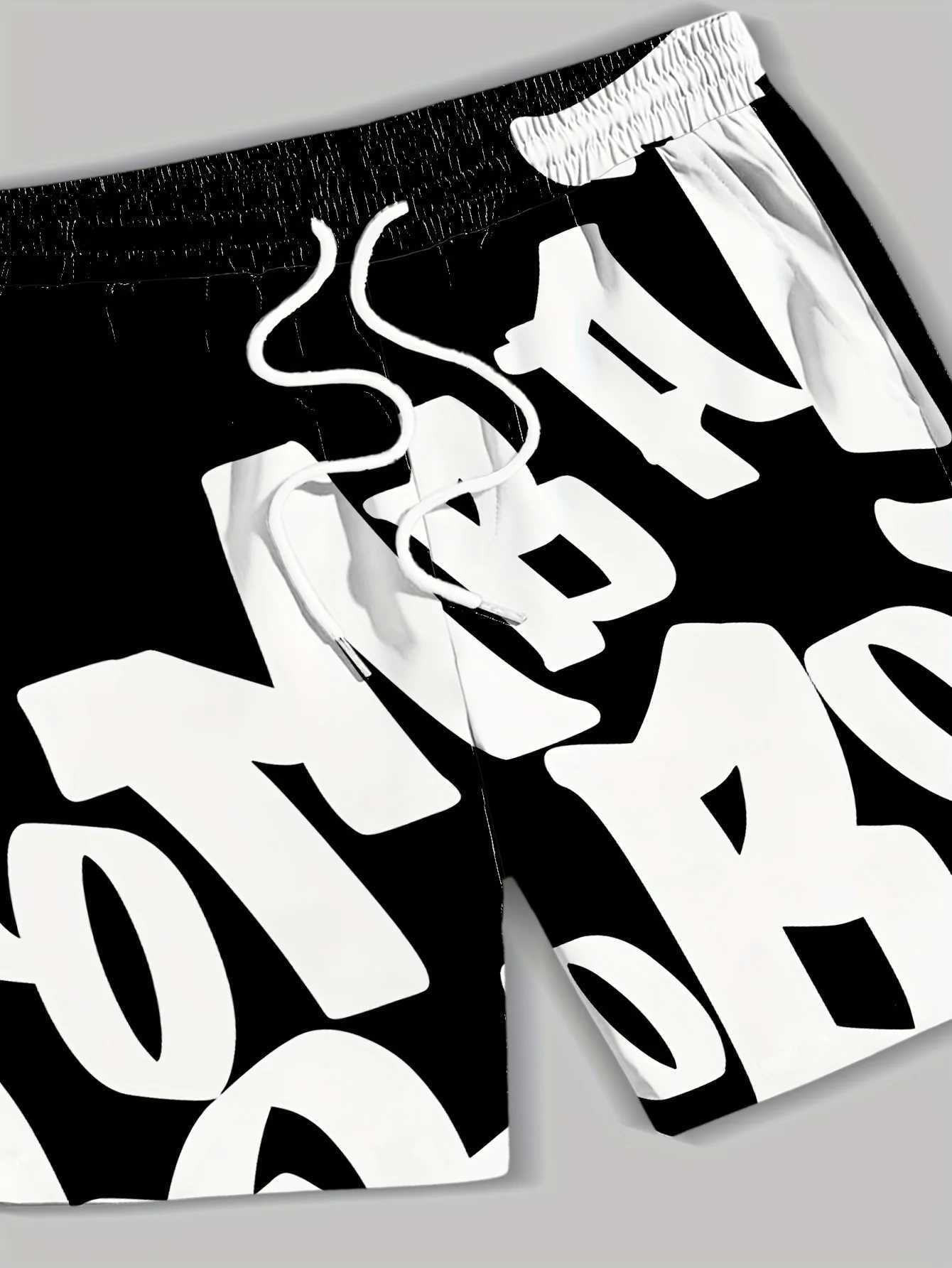 The 2025 summer new 3D printed mens hip-hop beach shorts are casual fashionable and trendy quick-drying sports shorts Y250814