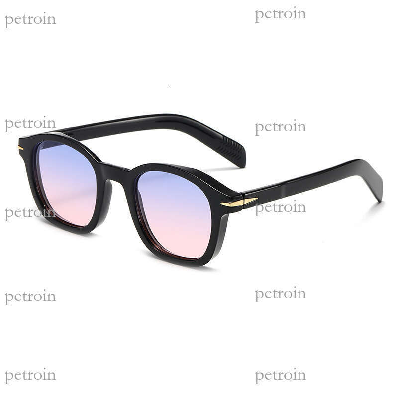 New Square Thick Frame Fashion Versatile Sunglasses for Men Women with High-end Feel and UV Protection