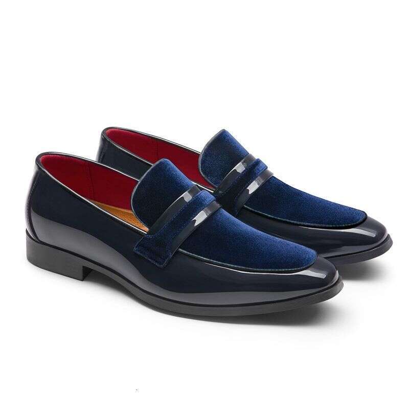 Cross Border New Business Autumn And Winter Slip On Black Hot Selling Formal Men's Leather Shoes