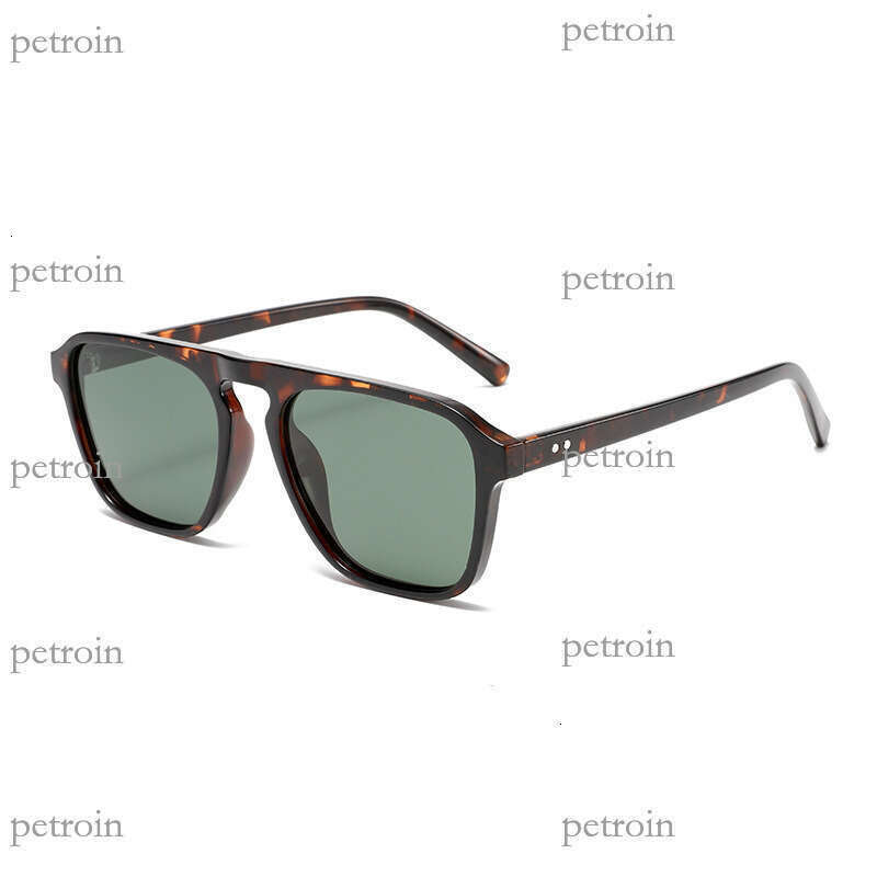 New Men's and Women's Pilot Polarized Sunglasses Fashion Square Frame Hot-Selling Model