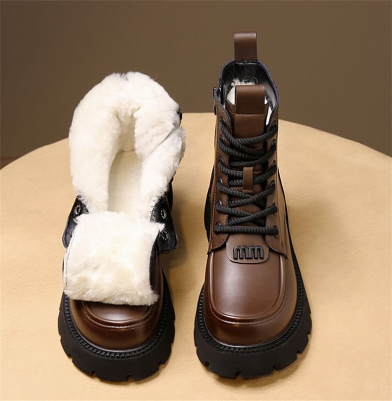 Free shipping designer shoes Light luxury classic fashion autumn and winter new style fashionable casual with thick velvet and warm women cotton boots