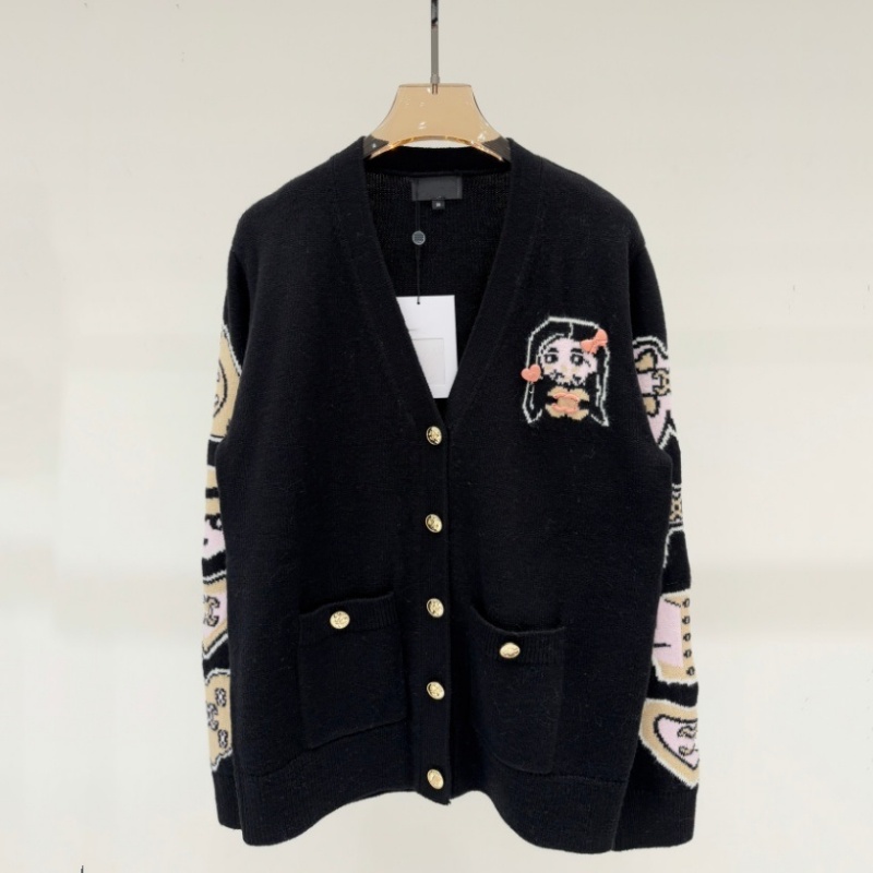 New 2025 High Quality Hotsale Luxury Brand Womens Sweater Exclusive Lady's Cardigan Sweater Designer Style Autumn and Winter Casual Knitwear Top Asian Size S-L