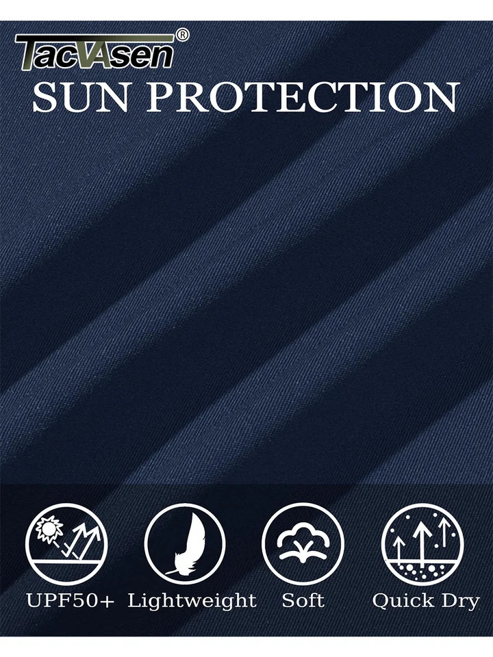 TACVASEN UPF 50 Golf Polos Shirts Womens Quick Dry Long Sleeve Polo Tshirts Outdoor Traning Hiking T Shirt Pullover Tops 250814