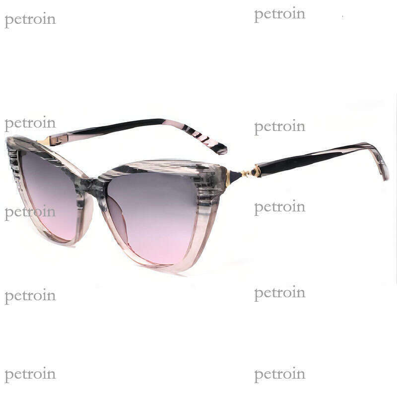 New TR Frame Metal Decorative Fashion Women's Trendy Personality High-end Sunshade Sunglasses