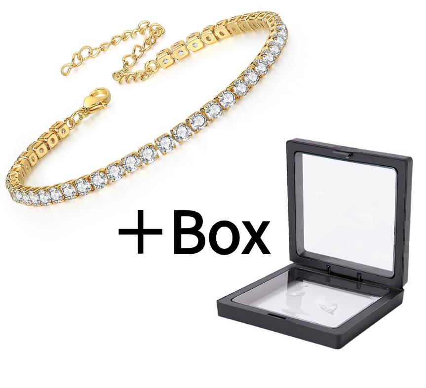 Chic Box Claw Design And Titanium Steel Bangle - Fully Set With Diamonds & Slightly Embedded Cubic Zircons For Her