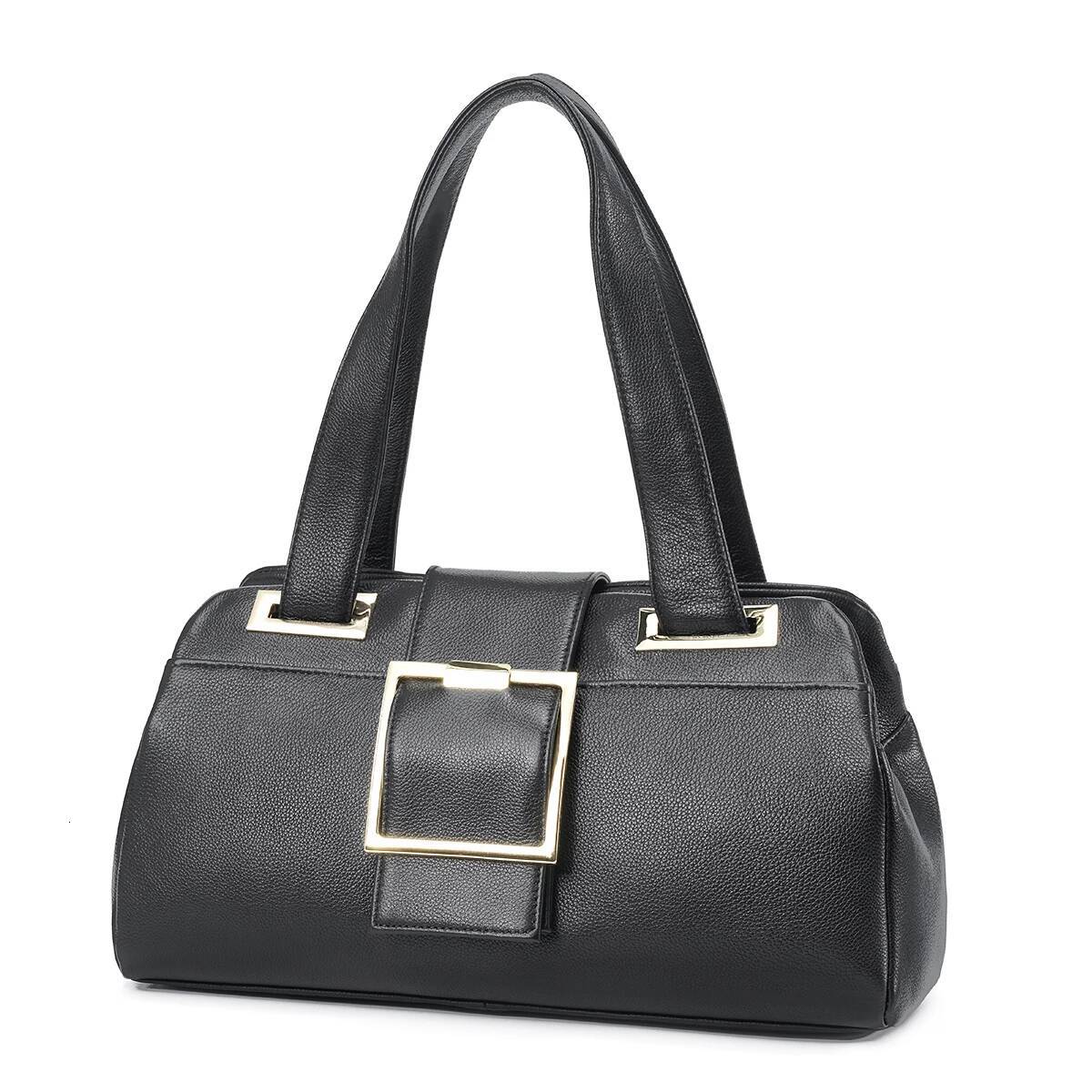 Tote Bags Woman Genuine Leather Designer Elegant Purses And Handbags Multi-Compartment Shoulder Bag With Zipper