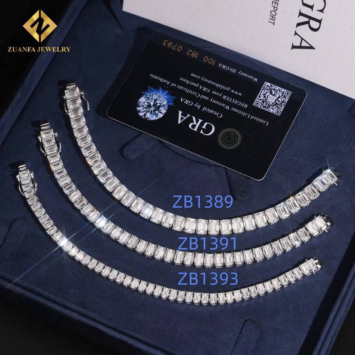 Pass Diamond Tester 7mm Tennis Bracelet 925 Solid Silver Men Women Hip Hop Bracelet VVS Moissanite Tennis Bracelet