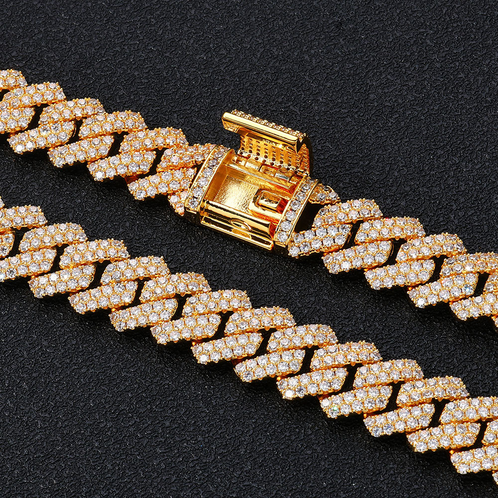 necklace designer necklace moissanite chain luxury jewelry chain moissanite pendant cuban link chain designer necklace for woman designer 3010