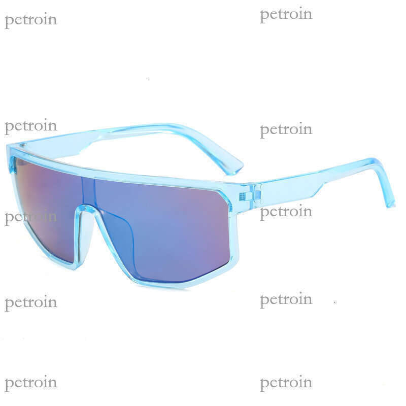New Trendy Outdoor Sports Protective Personalized One-piece Colorful Anti-UV Cycling Sunglasses