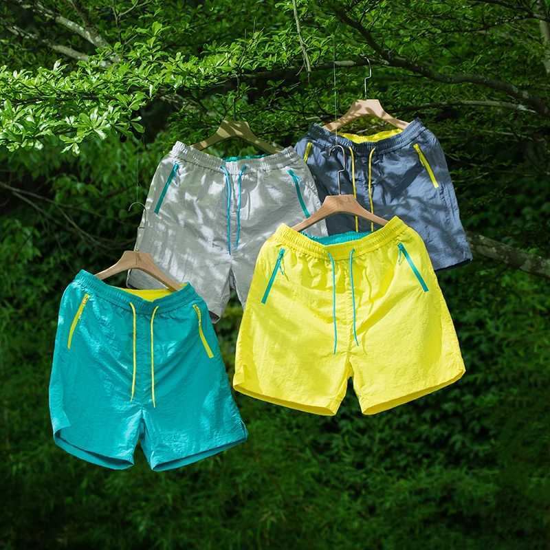 2025 Summer Shorts Mens Trendy Brand Outdoor Leisure Sports Running Versatile Leisure Elastic Breathable Pentagram Pants Y250814