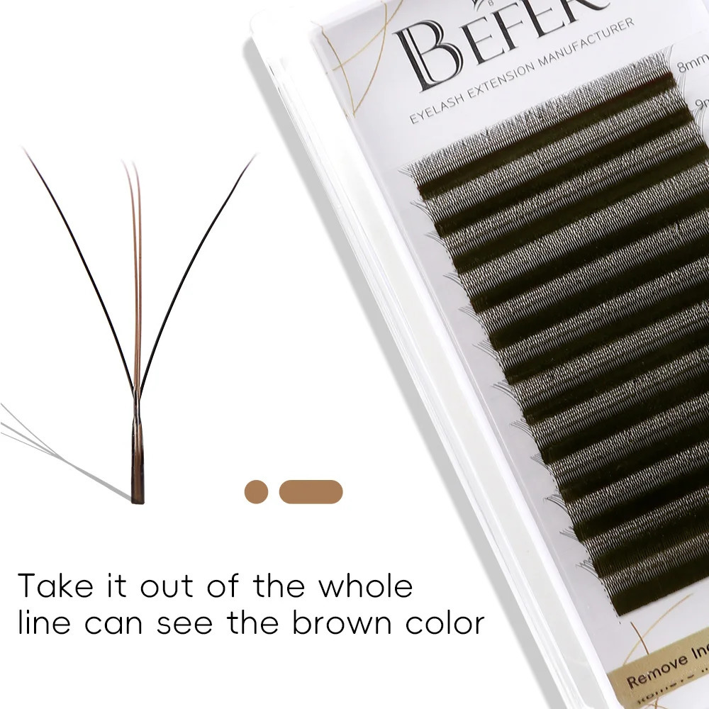 Befer Pink Red Colored Volume 3D W Eyelashes for Brown Purple Colorful C D 815 Lashes Cosplay Eyelash s 250811