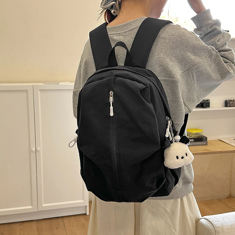 Summer Style Japanese Style Large-Capacity Backpack Korean Style Casual Computer Backpack High-Looking Simple Womens B 250809