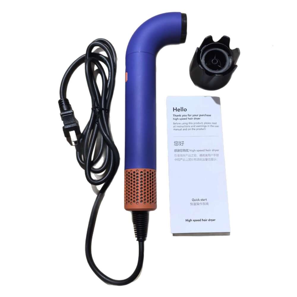 Bent-Pipe Household Multifunctional Professional Energy-efficient Salon Hair Dryer