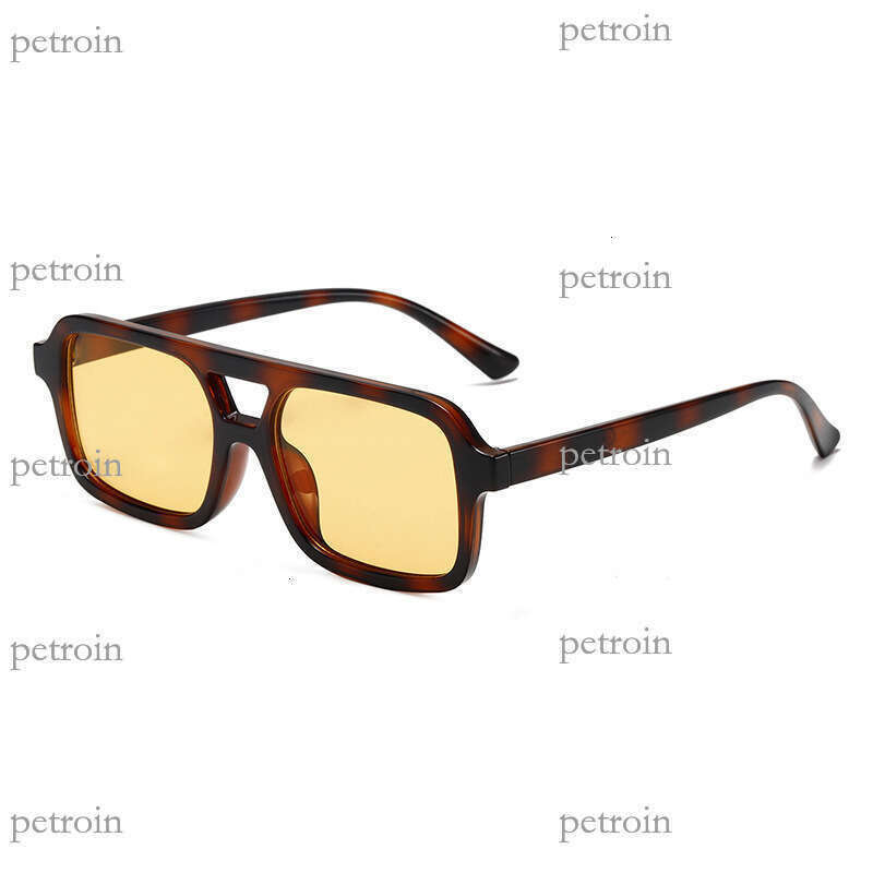 New Double Bridge Sunglasses Hot-Selling Pilot Fashion Trend UV Protection