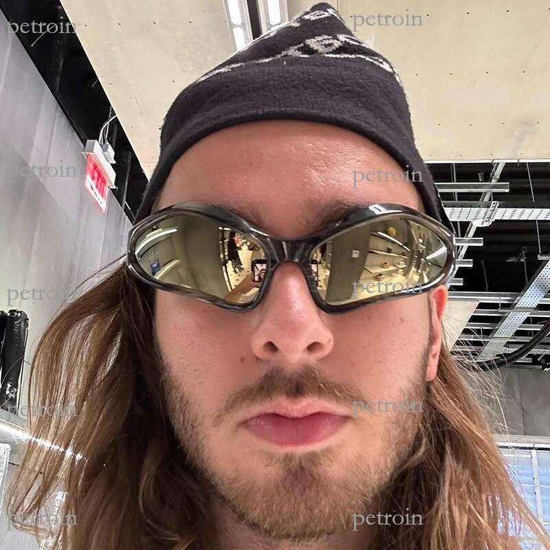 New Outdoor Mountaineering and Cycling HD Trendy Versatile Bare-faced Coating Sports Sunglasses