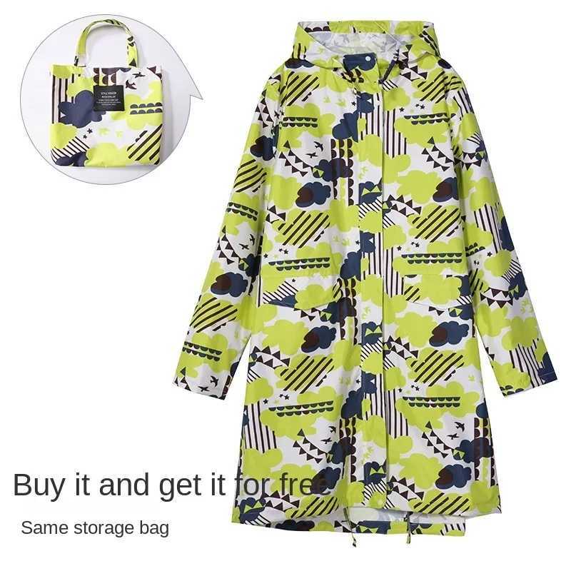 New Stylish Long Rain Coat Women Waterproof Hooded Light Hiking Men Rain Coat Portable Rain Cloak Y250814