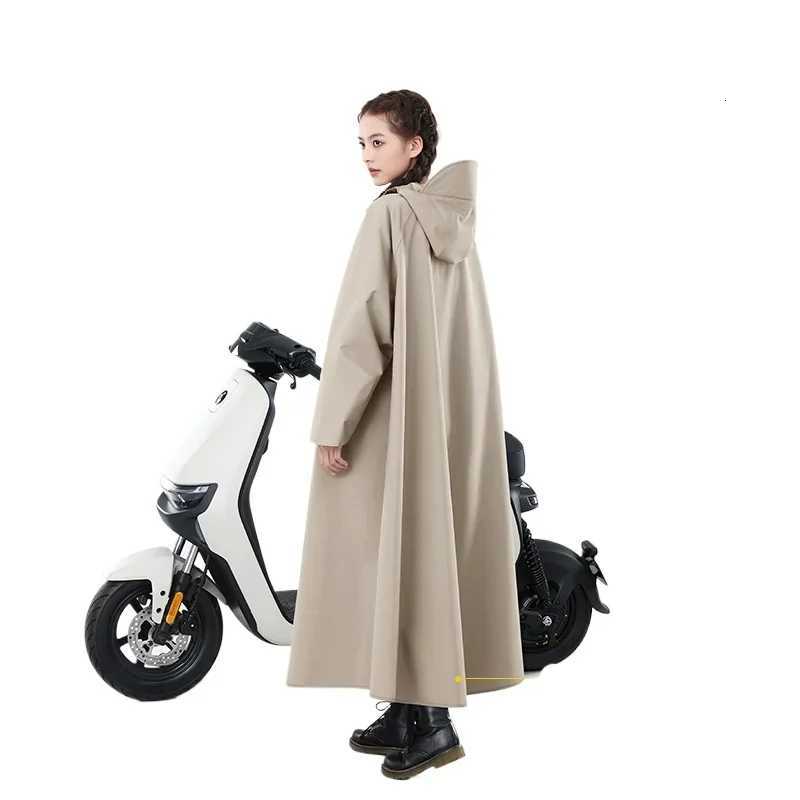 Raincoat plus-Sized Thicken and Lengthen Adult Motorcycle Poncho Explosion-Proof Rain Gear Y250814