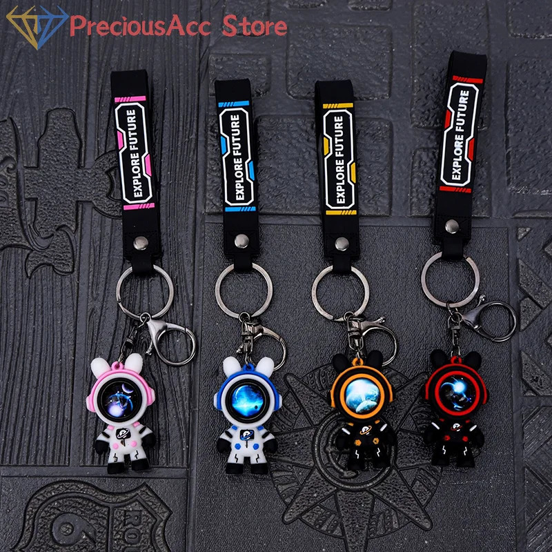 Lightning Bear Keychain Fashion Cartoon Cute Star Astronaut Doll Bag Pendant Accessories Couple Jewelry Gifts Birthday 250811