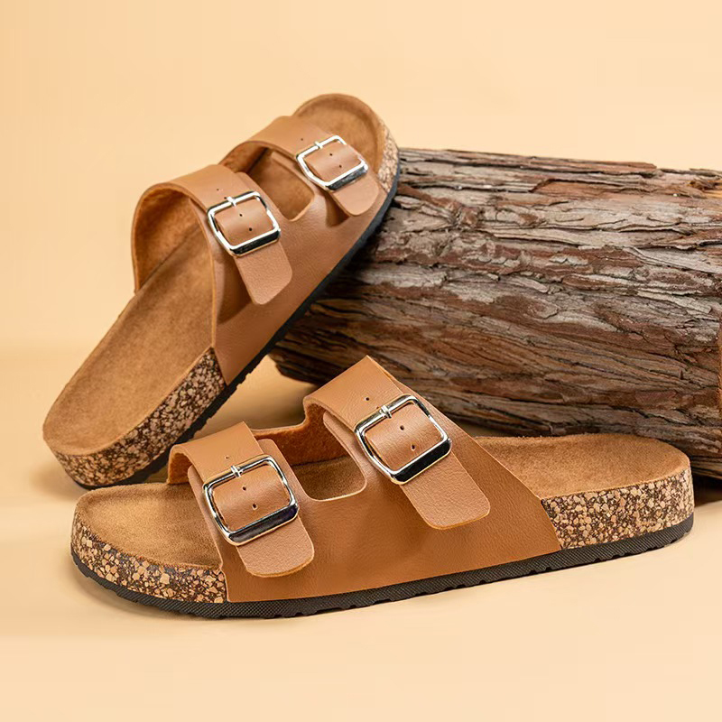 Clog Slippers Designer Clogs Sandals Summer Womens Mens Cork Slides Suede Leather Pantoufle Flip Flops Casual Scuffs Beach Shoes 100%