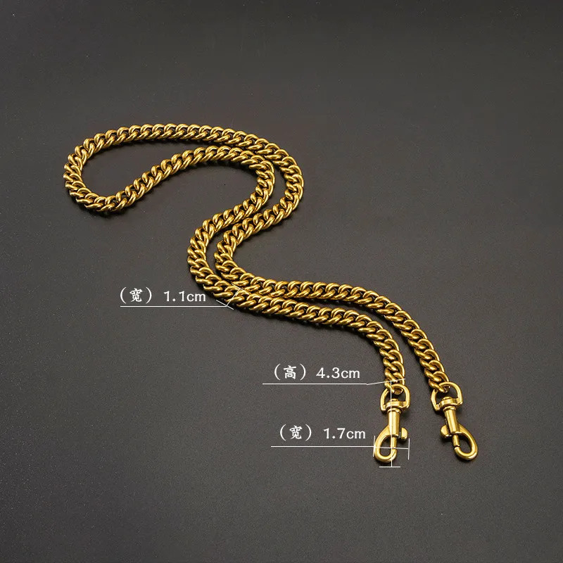 Shoulder Bag Key Chain Bag Women Messenger Bag Strap Replacement Bags Chain Gold Color Bag Parts Accessories 250811
