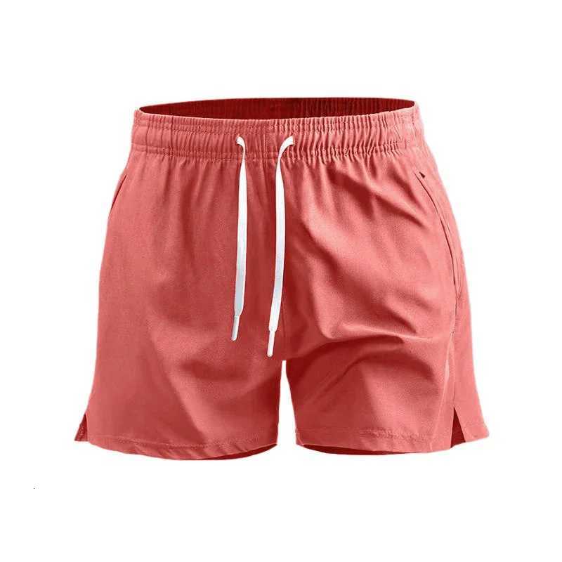 Mens Quick Drying Summer Shorts Ice Silk Running Short Sweatpants Basketball Pants Casual Solid Color Elastic Waist Shorts Y250814