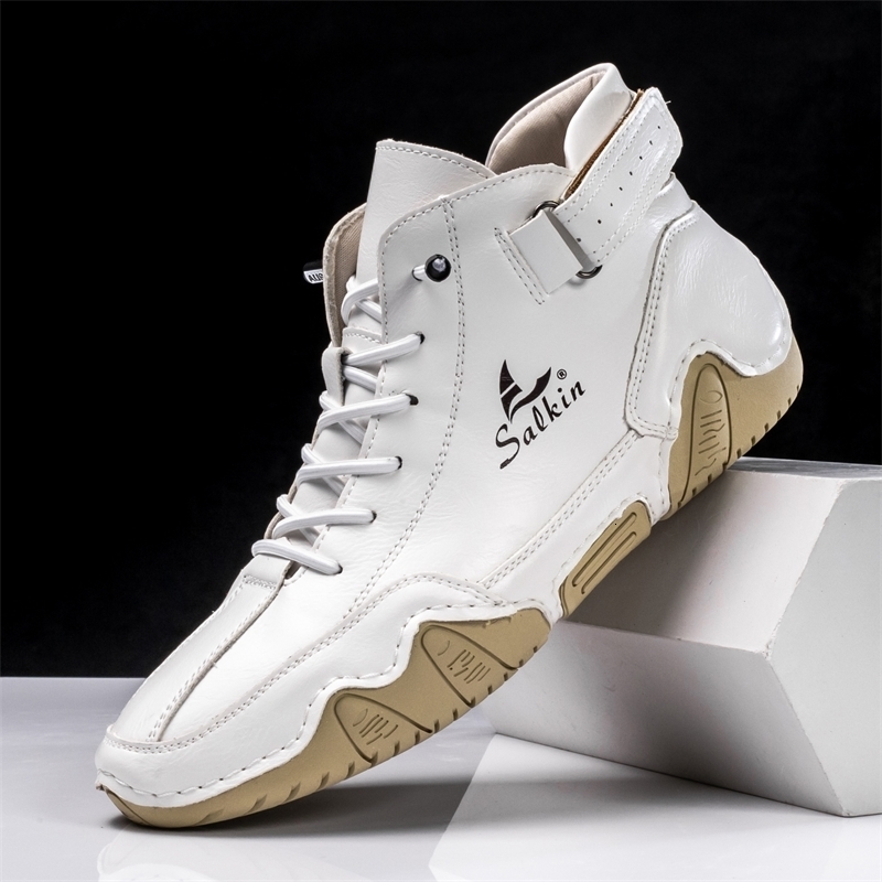 Handmade Men Boots n Sneakers Man Outdoor NonSlip Casual Leather Shoes Ankle Breathable w250801