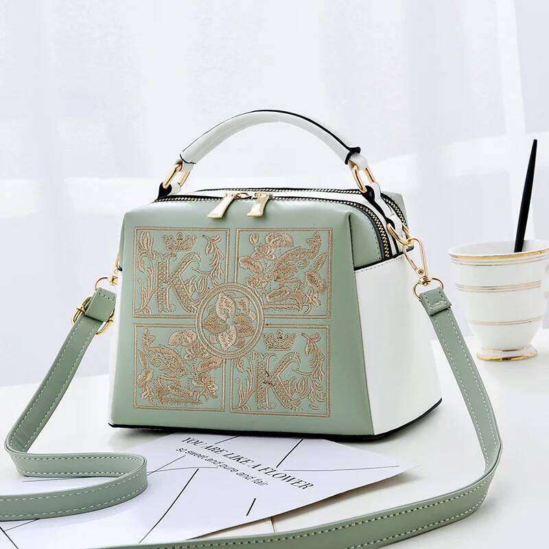 Designer bag 52 Korean-style Fashion Handbag All-match Shoulder Crossbody Boston Casual Pillow Bag Color Matching