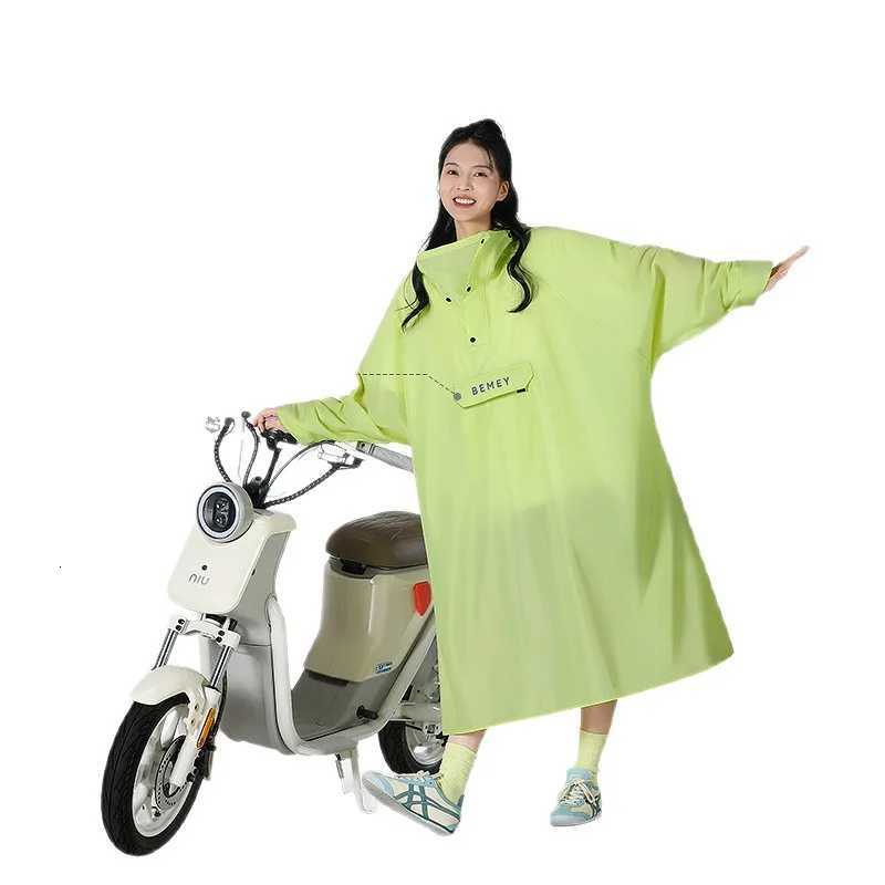 Thickened adult outdoor one-piece raincoat waterproof and wear-resistant essential long-term protective rain gear for travel a Y250814