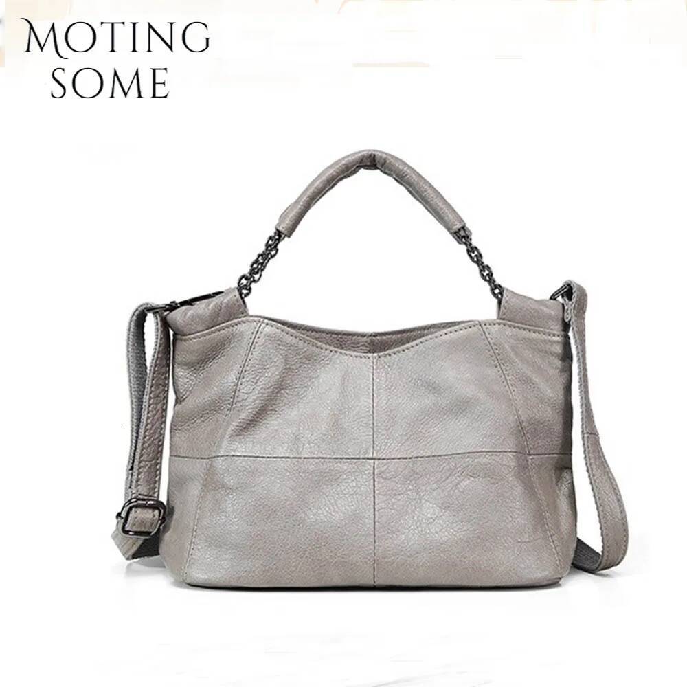 Motingsome Fashionable Women Shoulder Cow Leather Saddle Bags Mini Tote Cute Messenger Lady Daily Purses 2024 New