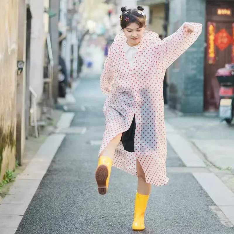 Non-disposable Raincoat Adult Thickened Outdoor Travel Portable Full-body Raincoat Anti-storm Raincoat Home Furnishings Y250814