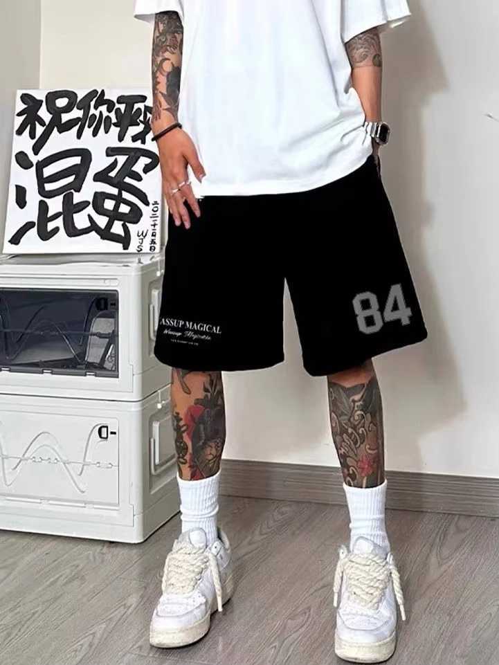 2025 Summer American Popular Brand Letter Sports Shorts Summer Cool Fashion Loose Straight Basketball Pants Unisex Y250814